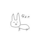 性格曲がった口悪ウサギ（個別スタンプ：24）