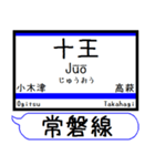 常磐線2 駅名 シンプル＆気軽＆いつでも（個別スタンプ：9）