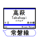 常磐線2 駅名 シンプル＆気軽＆いつでも（個別スタンプ：10）