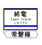 常磐線2 駅名 シンプル＆気軽＆いつでも（個別スタンプ：32）