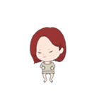 Hello, lazy girl！(Japanese virsion)（個別スタンプ：7）