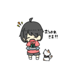 あらちゃんとねこ（個別スタンプ：8）