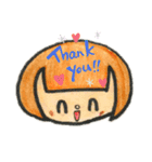 【ゆの子ちゃん】 女の子スタンプ（個別スタンプ：7）