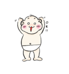 ぽちゃぽちゃ赤ちゃん（個別スタンプ：3）