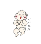 ぽちゃぽちゃ赤ちゃん（個別スタンプ：4）