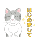 Kitten LATTE(日本語）（個別スタンプ：4）