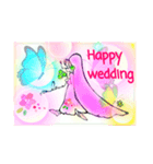 happy  wedding 1（個別スタンプ：2）