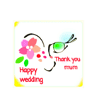 happy  wedding 1（個別スタンプ：4）
