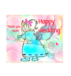 happy  wedding 1（個別スタンプ：5）