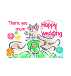 happy  wedding 1（個別スタンプ：7）