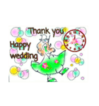happy  wedding 1（個別スタンプ：8）