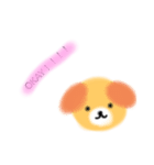 まーちゃんが作ったイヌのイラストスタンプ（個別スタンプ：3）