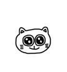 White Cat :)（個別スタンプ：1）