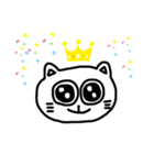 White Cat :)（個別スタンプ：4）