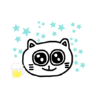 White Cat :)（個別スタンプ：5）
