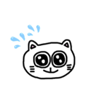 White Cat :)（個別スタンプ：8）