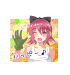 がんばれフロウちゃん！（個別スタンプ：1）