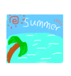 夏が来た！！！！！（個別スタンプ：1）