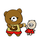 くまのみーたんとぷーたん（個別スタンプ：4）