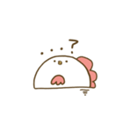 まるっこいにわとりのおばけ（個別スタンプ：9）