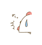 まるっこいにわとりのおばけ（個別スタンプ：16）