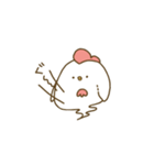 まるっこいにわとりのおばけ（個別スタンプ：17）