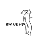 猫ひげなEnglish（個別スタンプ：4）