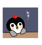 ペンギンのりんごちゃんが遊びにきたよ（個別スタンプ：24）
