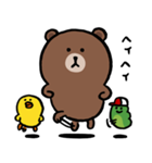 BROWN ＆ FRIENDS×ナガノ（個別スタンプ：30）