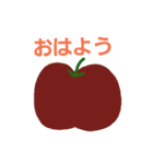 手書き果物スタンプ（個別スタンプ：3）