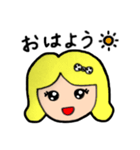 みずたま りぼんちゃん（個別スタンプ：1）