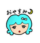 みずたま りぼんちゃん（個別スタンプ：4）
