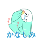 もちまる鳥 セキセイインコ編（個別スタンプ：6）