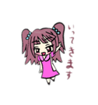 女の子(ミニキャラ)（個別スタンプ：5）