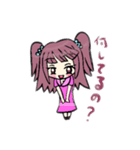 女の子(ミニキャラ)（個別スタンプ：10）