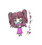 女の子(ミニキャラ)（個別スタンプ：12）