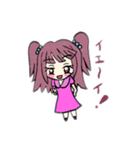 女の子(ミニキャラ)（個別スタンプ：15）