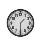 シンプルなアナログ時計（個別スタンプ：13）