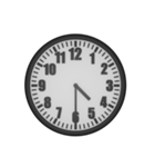 シンプルなアナログ時計（個別スタンプ：16）