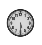 シンプルなアナログ時計（個別スタンプ：17）