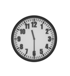 シンプルなアナログ時計（個別スタンプ：23）