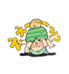 あの子とネコの、まいにちスタンプ（個別スタンプ：3）