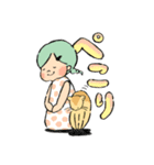 あの子とネコの、まいにちスタンプ（個別スタンプ：9）
