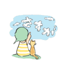 あの子とネコの、まいにちスタンプ（個別スタンプ：21）