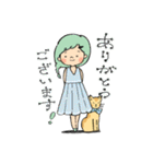 あの子とネコの、まいにちスタンプ（個別スタンプ：35）