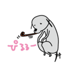 ゆるい犬のお絵描き（個別スタンプ：17）