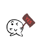 白まる坊 英語編（個別スタンプ：1）