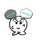 白まる坊 英語編（個別スタンプ：11）
