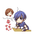 KAITOとMEIKOのなかよしスタンプ2（個別スタンプ：3）