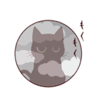 黒猫スタンプちゃん3（個別スタンプ：38）